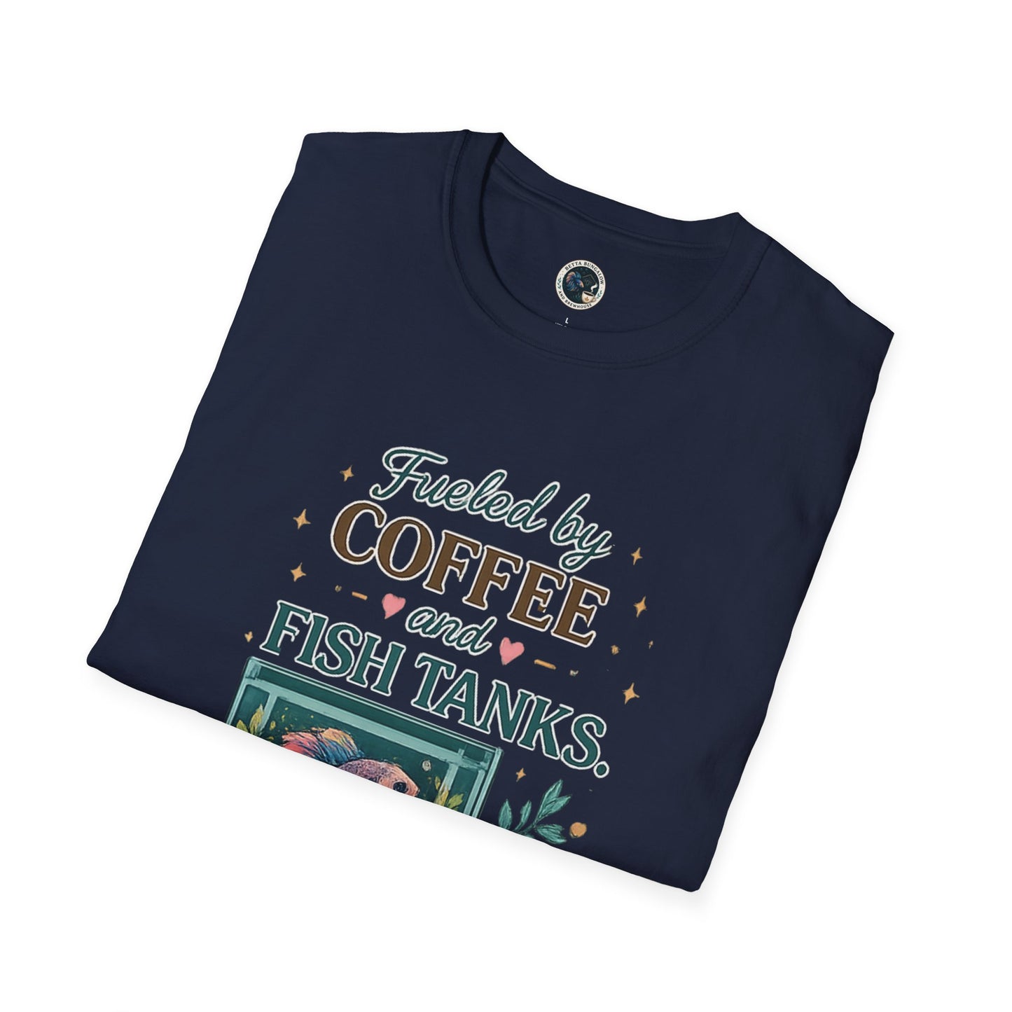 Coffee & Fish Tank T-Shirt — Fueled by Coffee and Fish Tanks Graphic Tee
