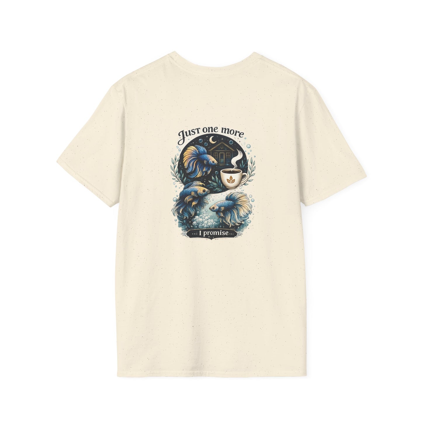Betta and Coffee Graphic T-Shirt — 'Just One More' Tee