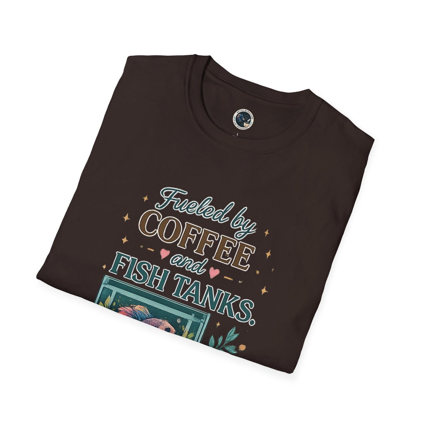 Coffee & Fish Tank T-Shirt — Fueled by Coffee and Fish Tanks Graphic Tee